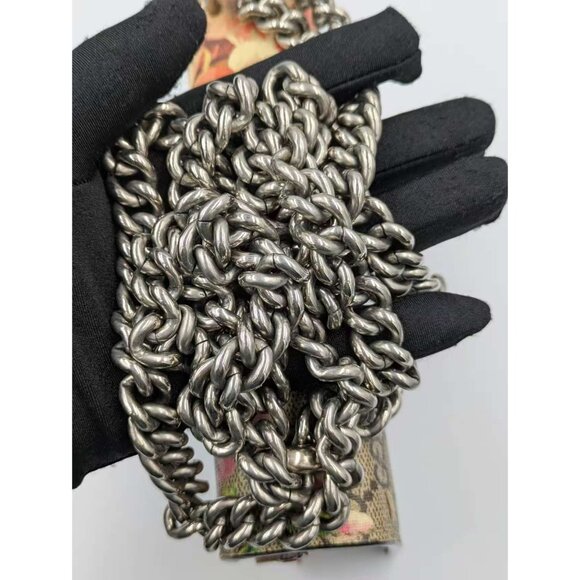 Pre-owned Gucci GG Supreme Blooms Dionysus Mini Flap Brown/Antique Rose 421970 - Picture 8 of 16